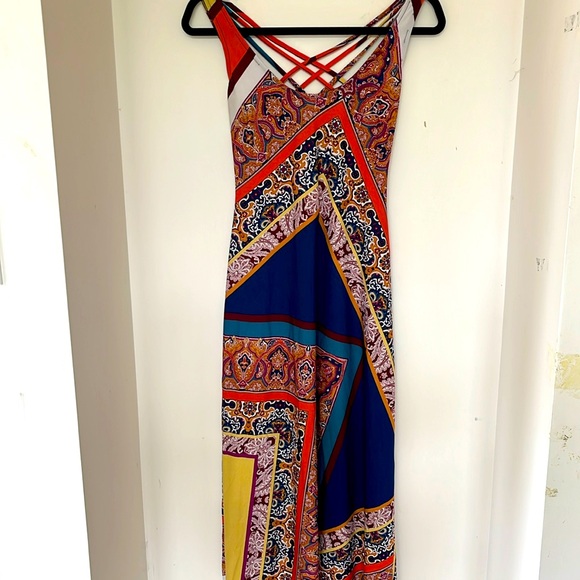 Resort wear! Colourful maxi dress - Picture 1 of 4